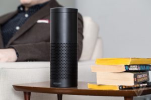 Amazon Echo on Side Table 