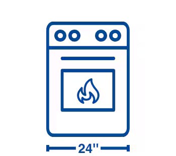 Gas Range 24 inches