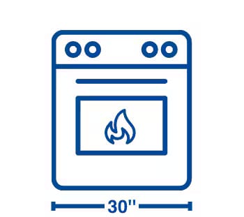 Gas Range 30 inches