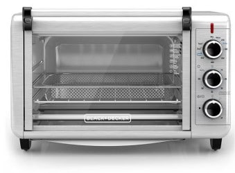 Stainless steel Black & Decker toaster oven