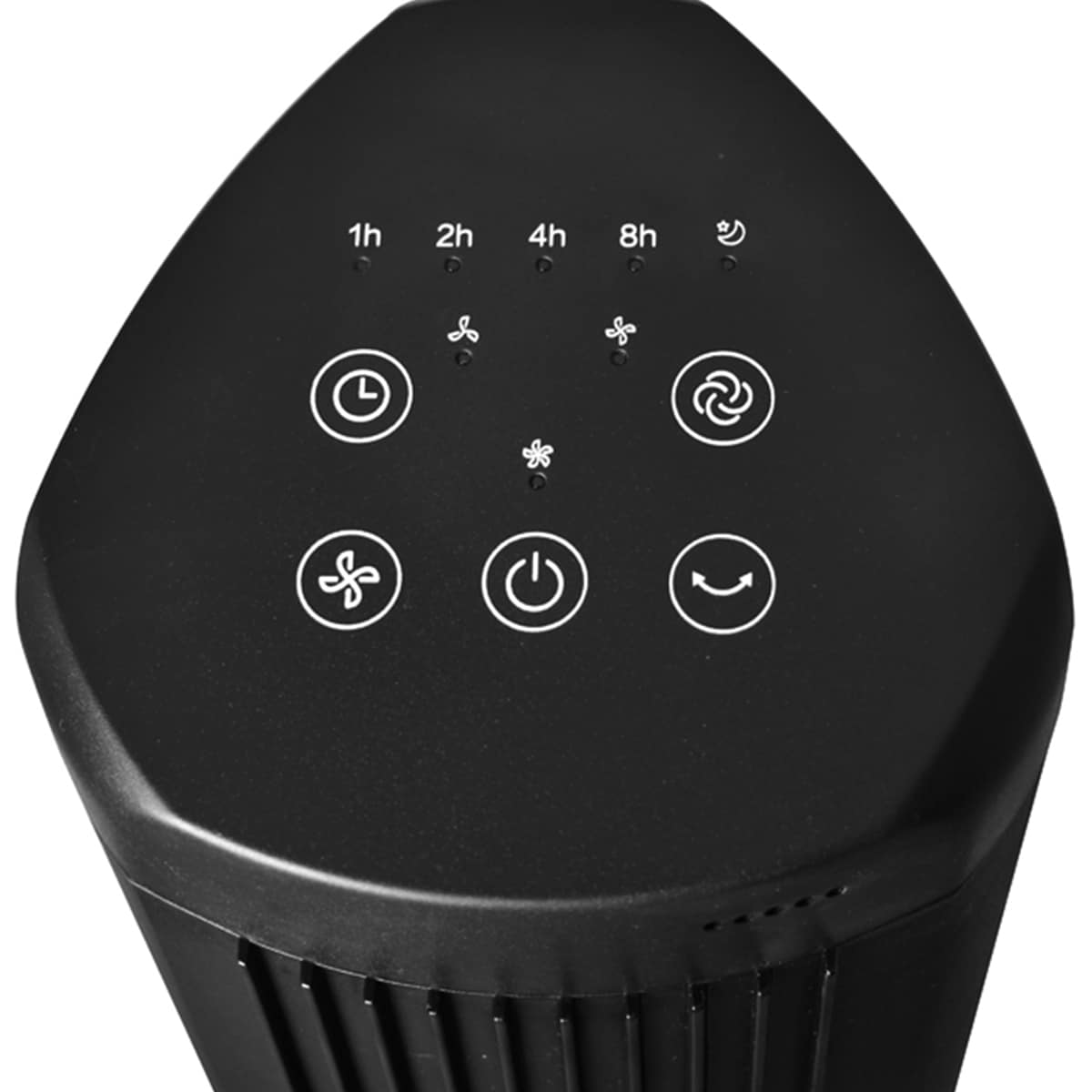 Lifesmart 40 in. Oscillating Tower Fan with 3 Speed Settings & Remote Control - Black, , hires