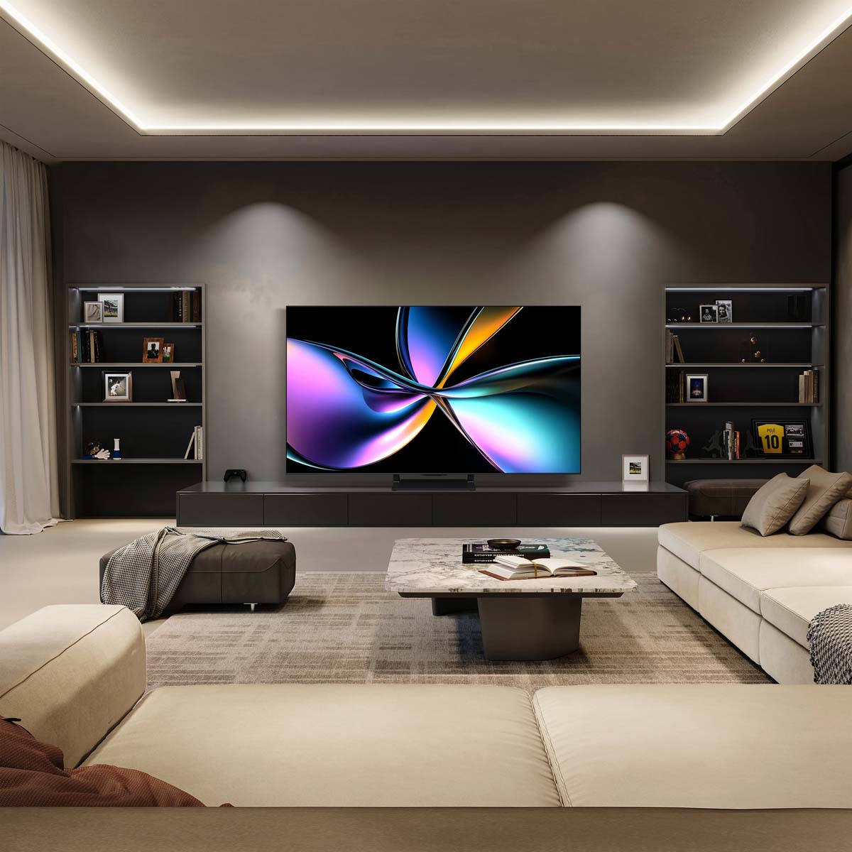 Hisense - 65" Class U7 Series ULED Mini-LED 4K UHD Smart Google TV, , hires
