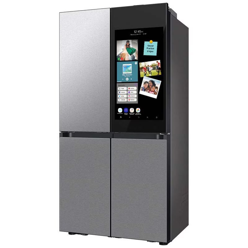 Samsung Bespoke 36 in. 22.5 cu. ft. Smart Counter Depth 4-Door French Door Refrigerator with Internal Water Dispenser - Fingerprint Resistant Stainless Steel, Fingerprint Resistant Stainless, hires