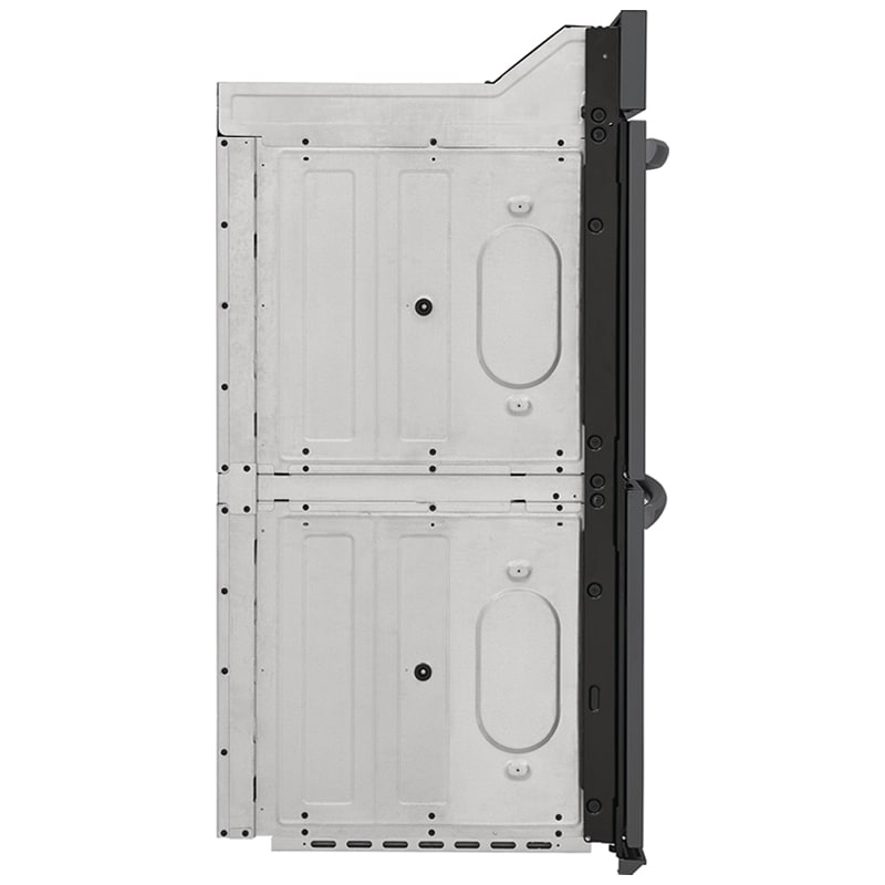 Frigidaire Gallery 27 in. 7.6 cu. ft. Top Control SteamElectric Double Wall Oven with True European Convection - Black Stainless, Black Stainless, hires