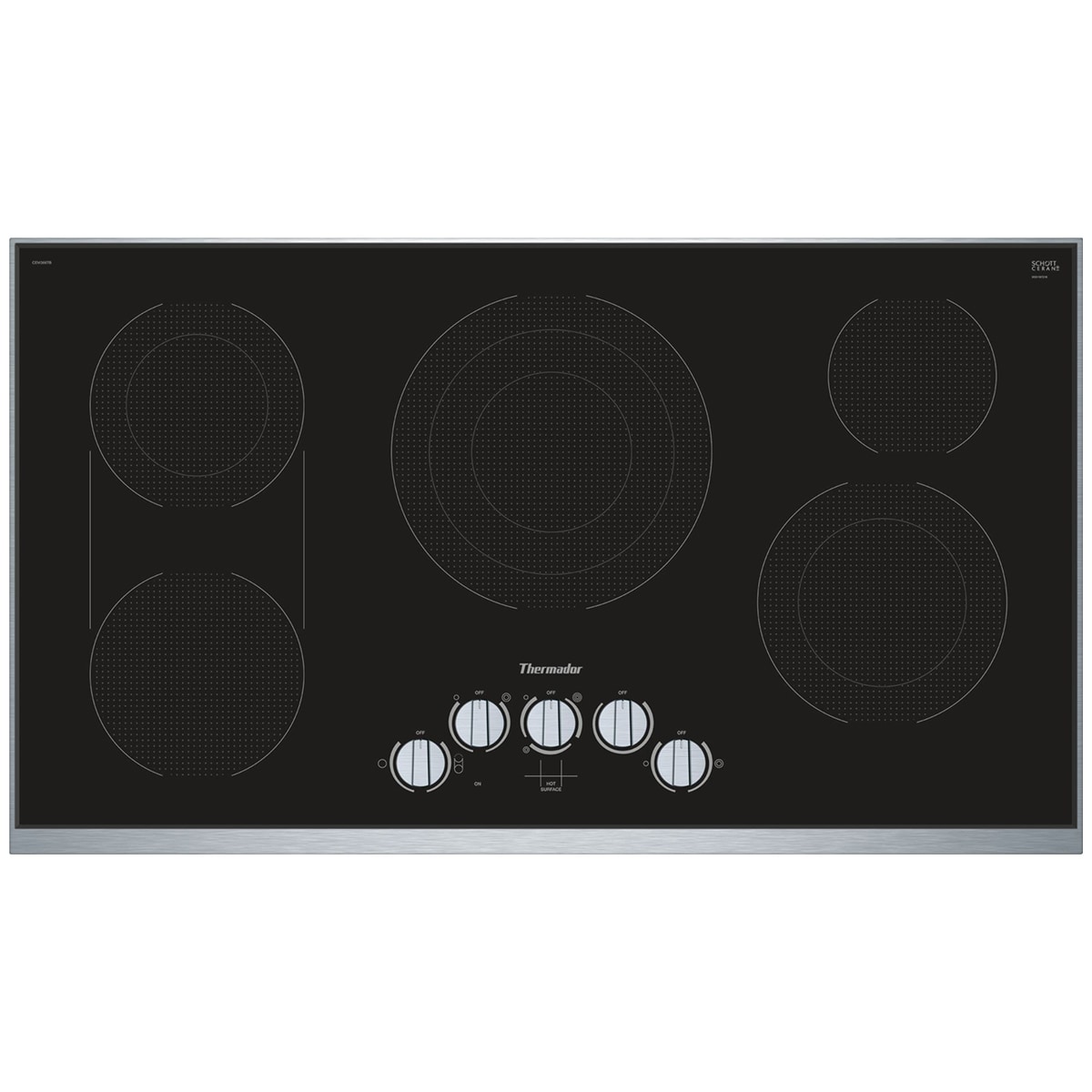 Thermador Masterpiece Series 37 in. 5Burner Electric Cooktop with