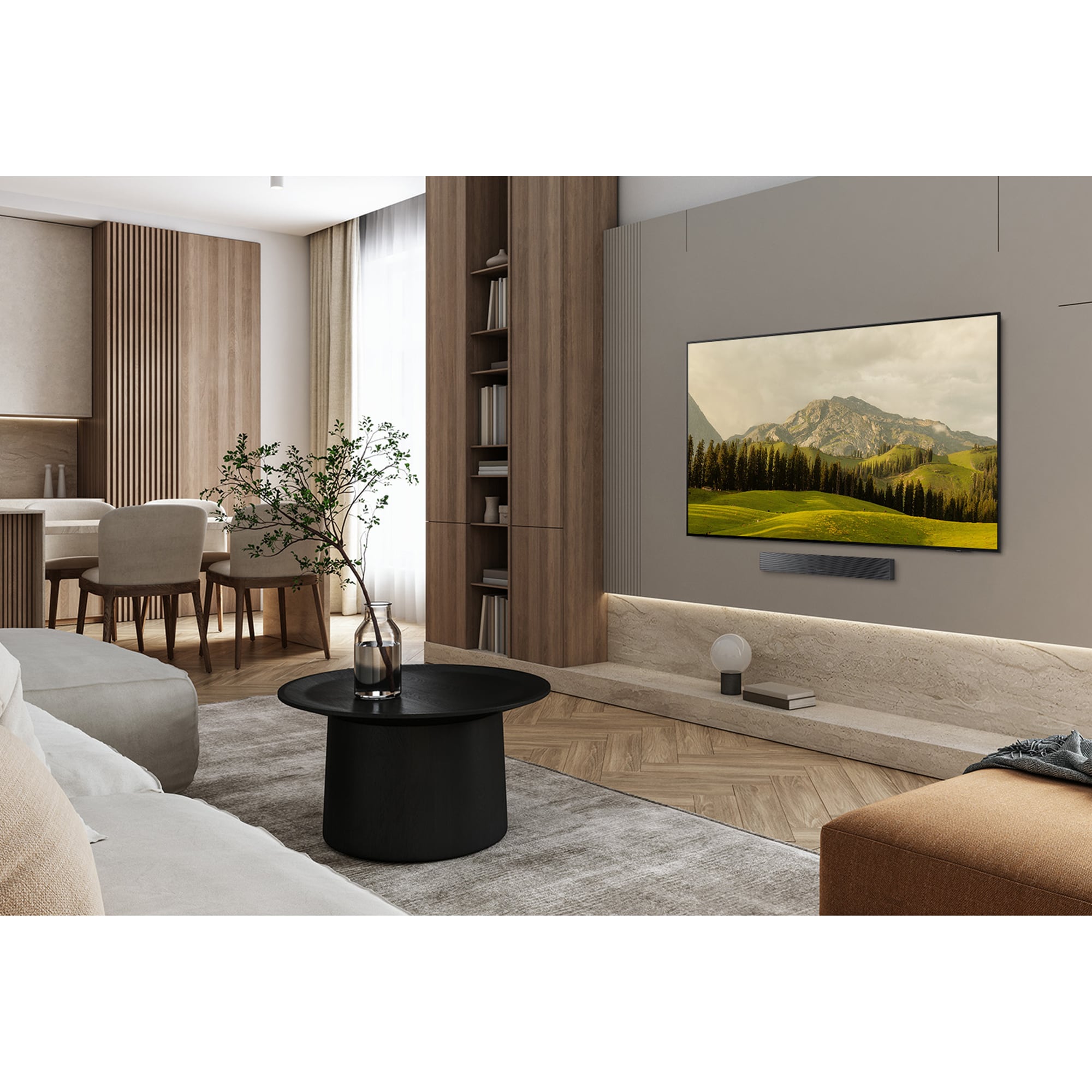 Samsung - 77" Class S84F OLED 4K UHD Smart Tizen TV, , hires