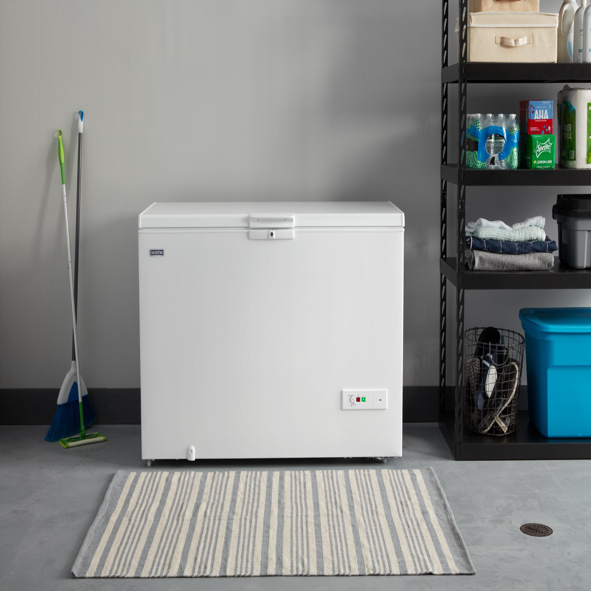 Maytag 55 in. 16.0 cu. ft. Garage-Ready Chest Freezer - White, , hires