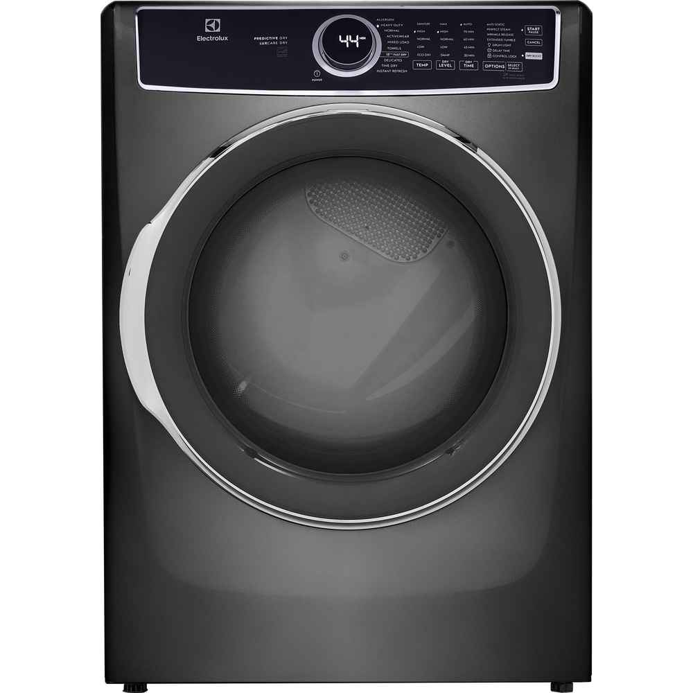 Electrolux 500 Series 27 in. 8.0 cu. ft. Stackable Electric Dryer with Predictive Dry, Instant Refresh, Perfect Steam & Sanitize Cycle - Titanium, Titanium, hires