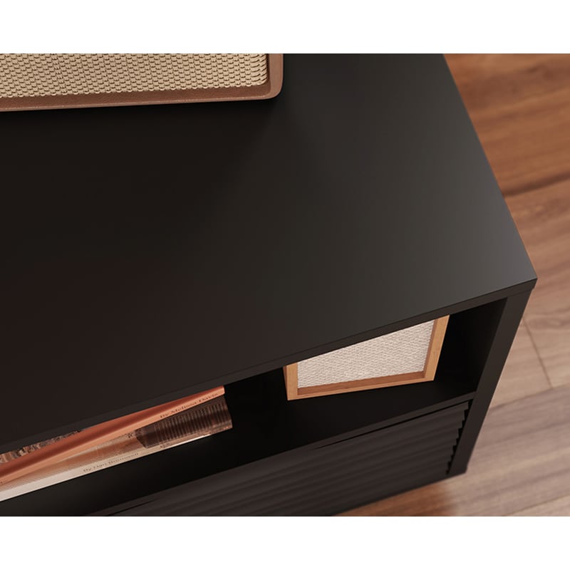 Sauder Morgan Main Collection TV & Entertainment Credenza - Black, , hires