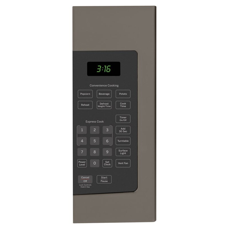 GE 30 in. 1.6 cu. ft. 1000W Over-the-Range Microwave with 300 CFM - Slate, Slate, hires