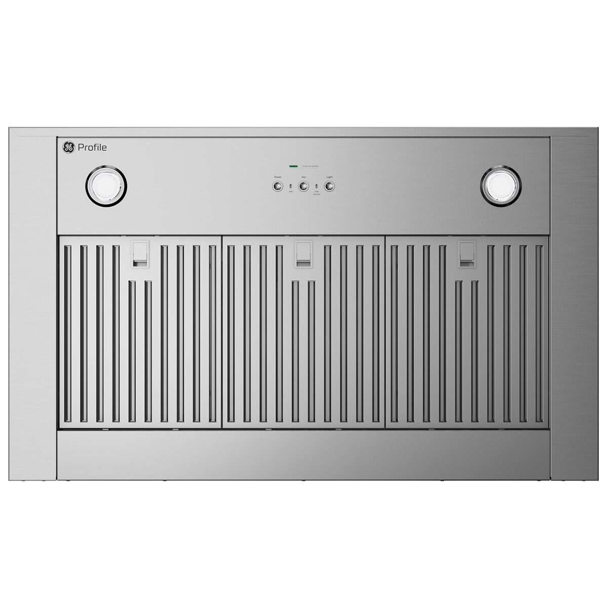 GE Profile 36 in. Smart Convertible Chimney Style Range Hood with 610 CFM, 4 Fan Speeds & 2 LED Lights - Stainless Steel, , hires