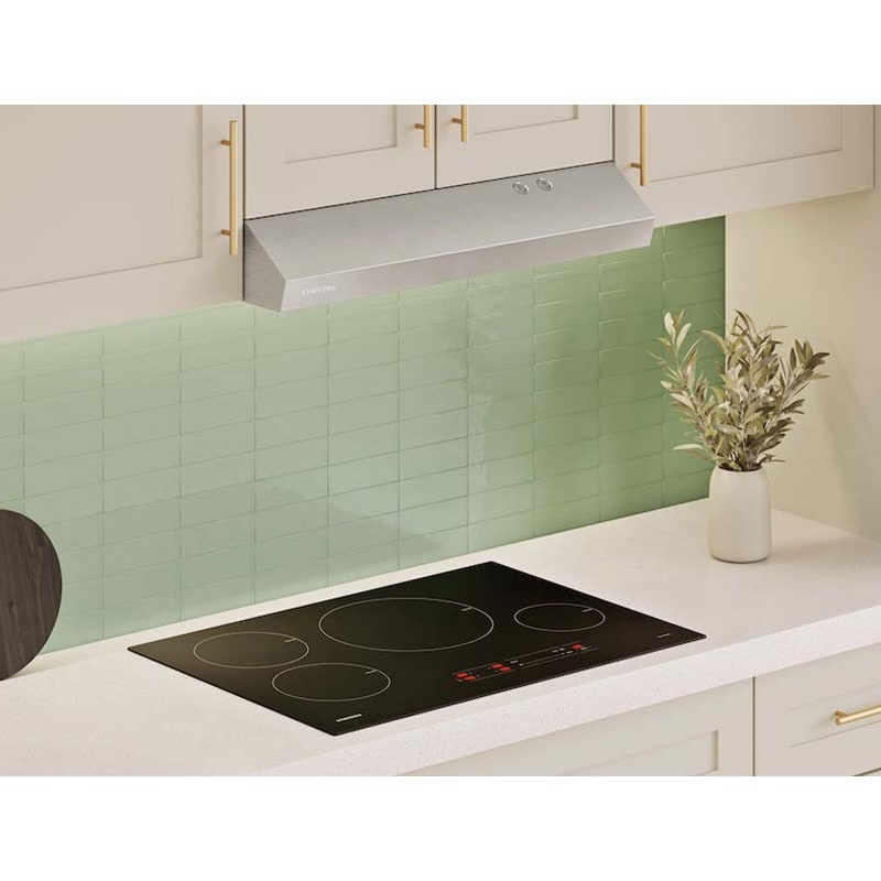 Samsung 30 in. Standard Style Range Hood with 2 Speed Settings, 200 CFM & 2 LED Lights - Stainless Steel, , hires