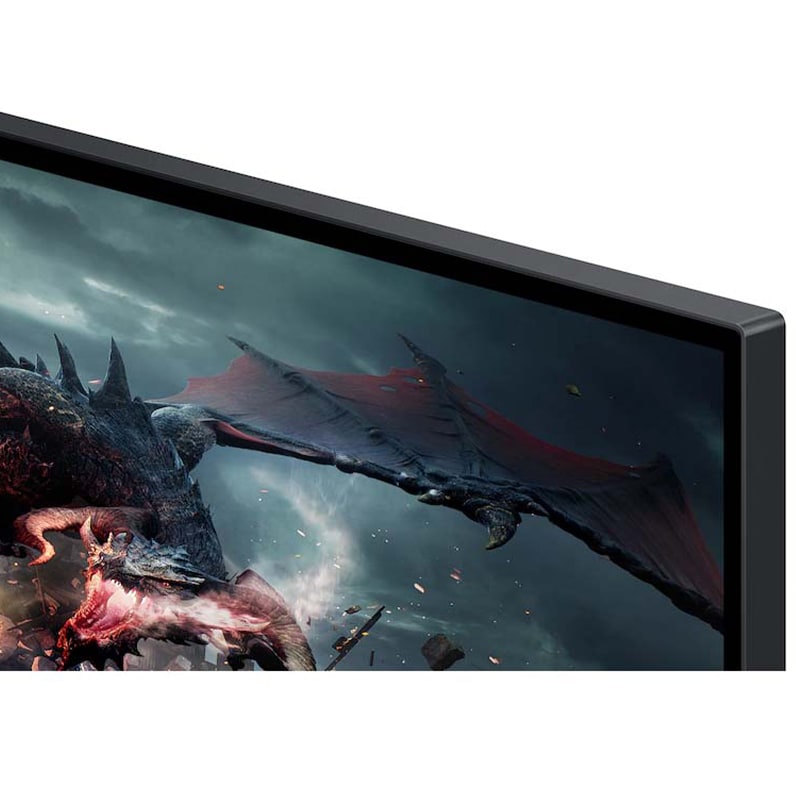 Samsung - Odyssey G50D 32" QHD IPS 180Hz 1ms AMD FreeSync Gaming Monitor with HDR 400 (DisplayPort, HDMI) - Black, , hires