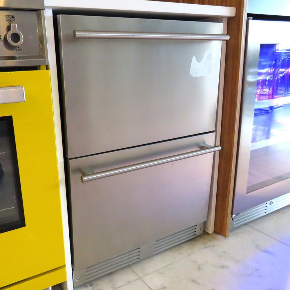 XO 24 in. 5.2 cu. ft. Double Refrigerator Drawers - Stainless Steel, , hires