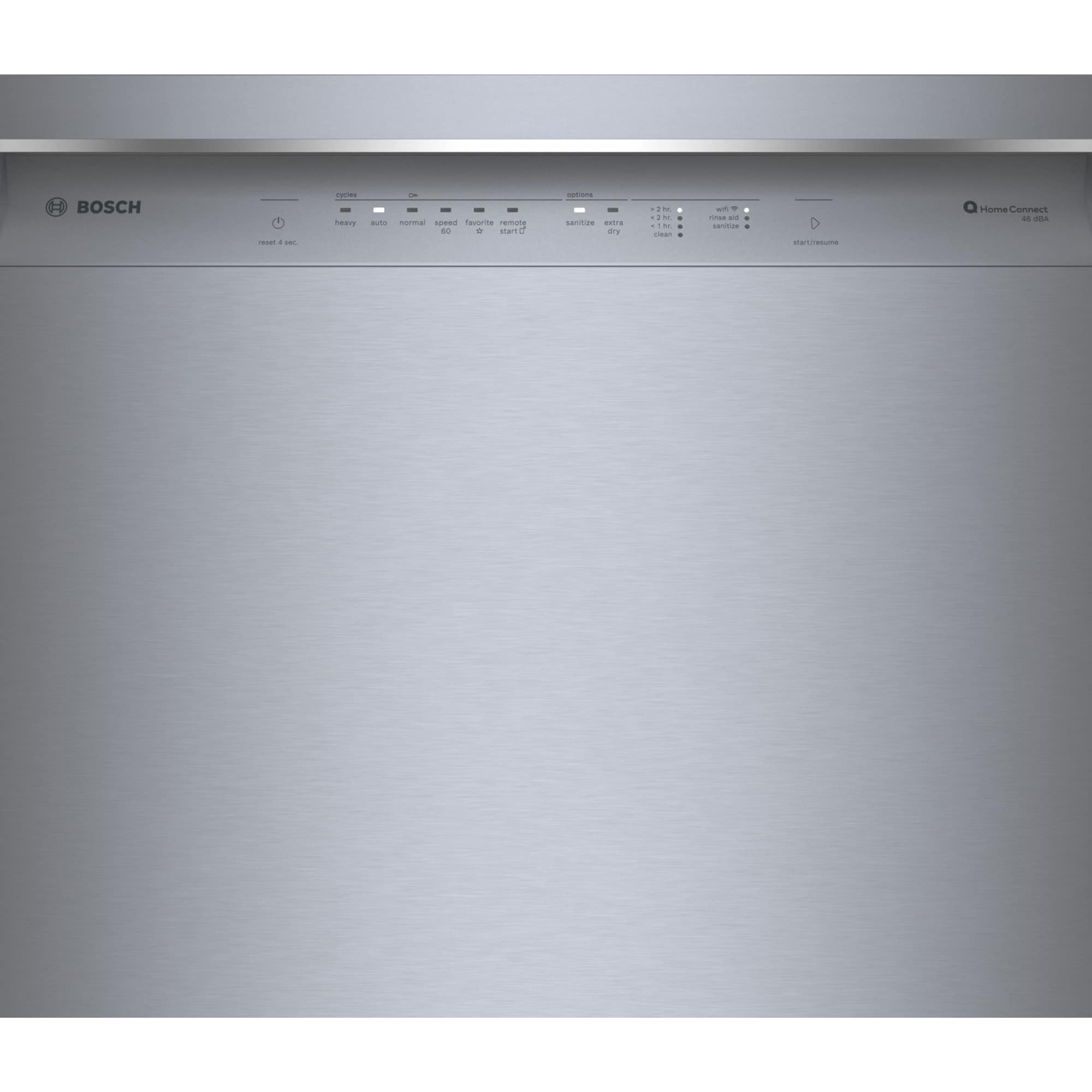 Bosch 300 Series 24 in. Front Control Smart Dishwasher with 46 dBa Sound Level, 3rd-Rack, PureDry & Pocket - Stainless Steel, , hires