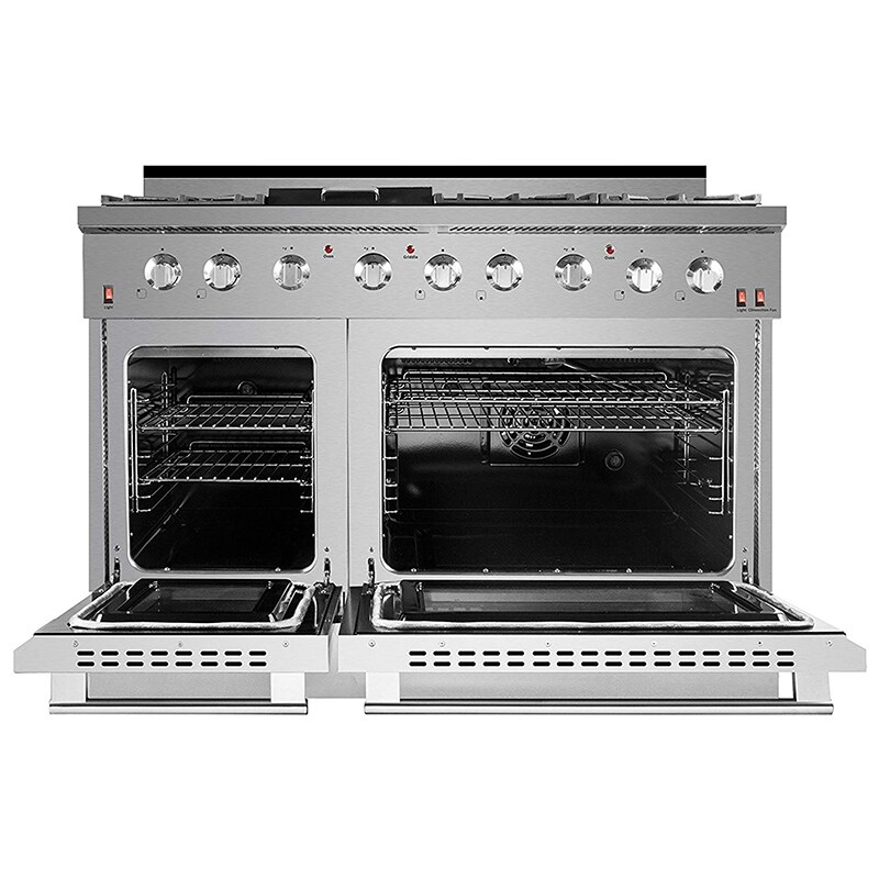 NXR 48 in. 7.2 cu. ft. Convection Double Oven Freestanding Gas Range
