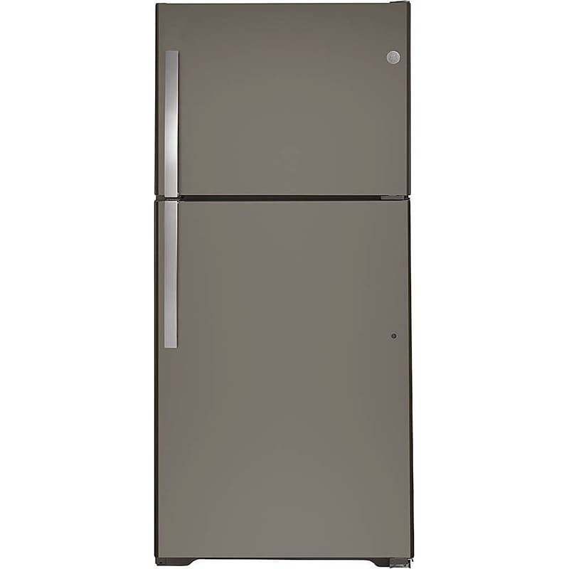 GE 30 in. 19.2 cu. ft. Garage Ready Top Freezer Refrigerator - Fingerprint Resistant Slate, Slate, hires