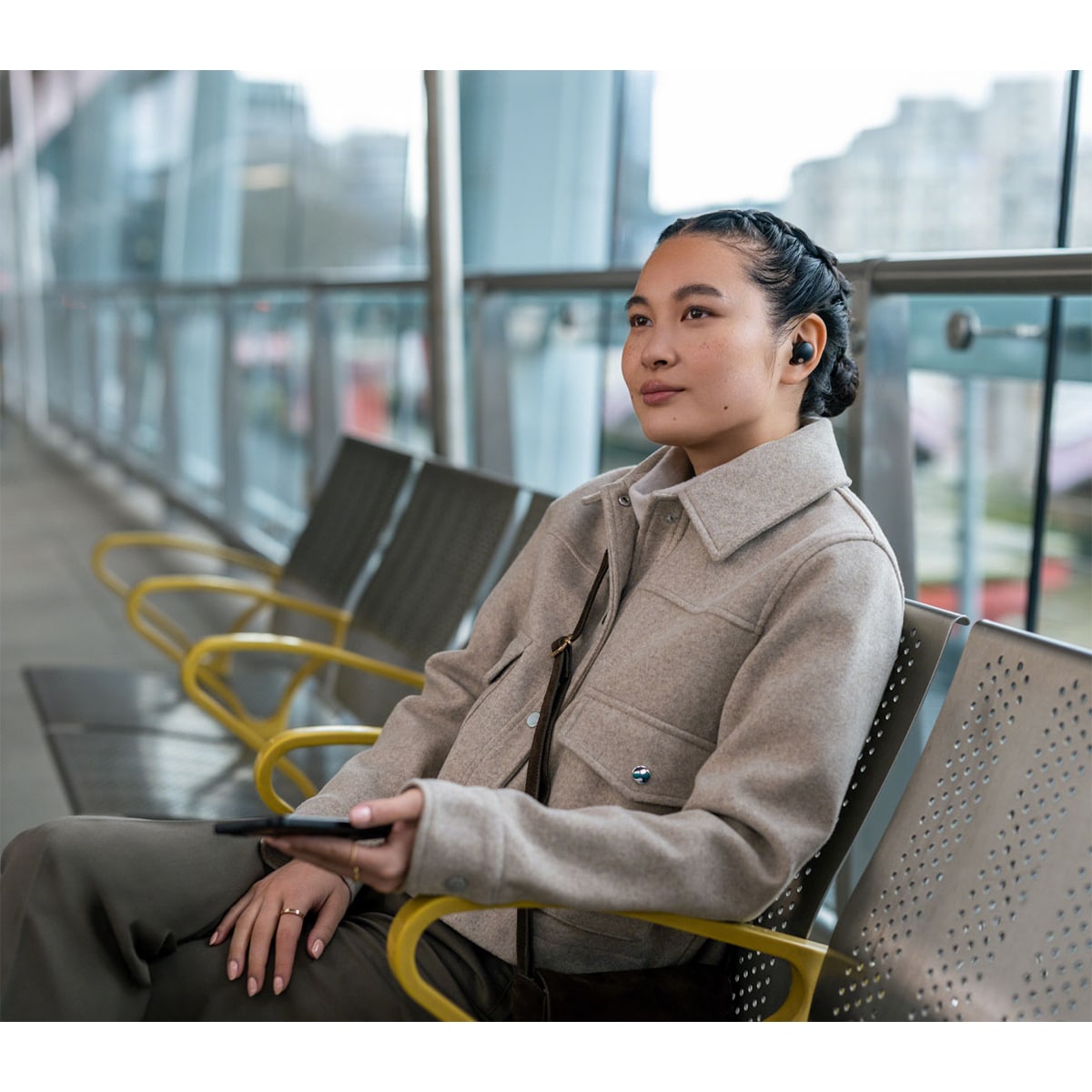 Sony - WF1000XM5 True Wireless Noise Cancelling Earbuds - Black, , hires