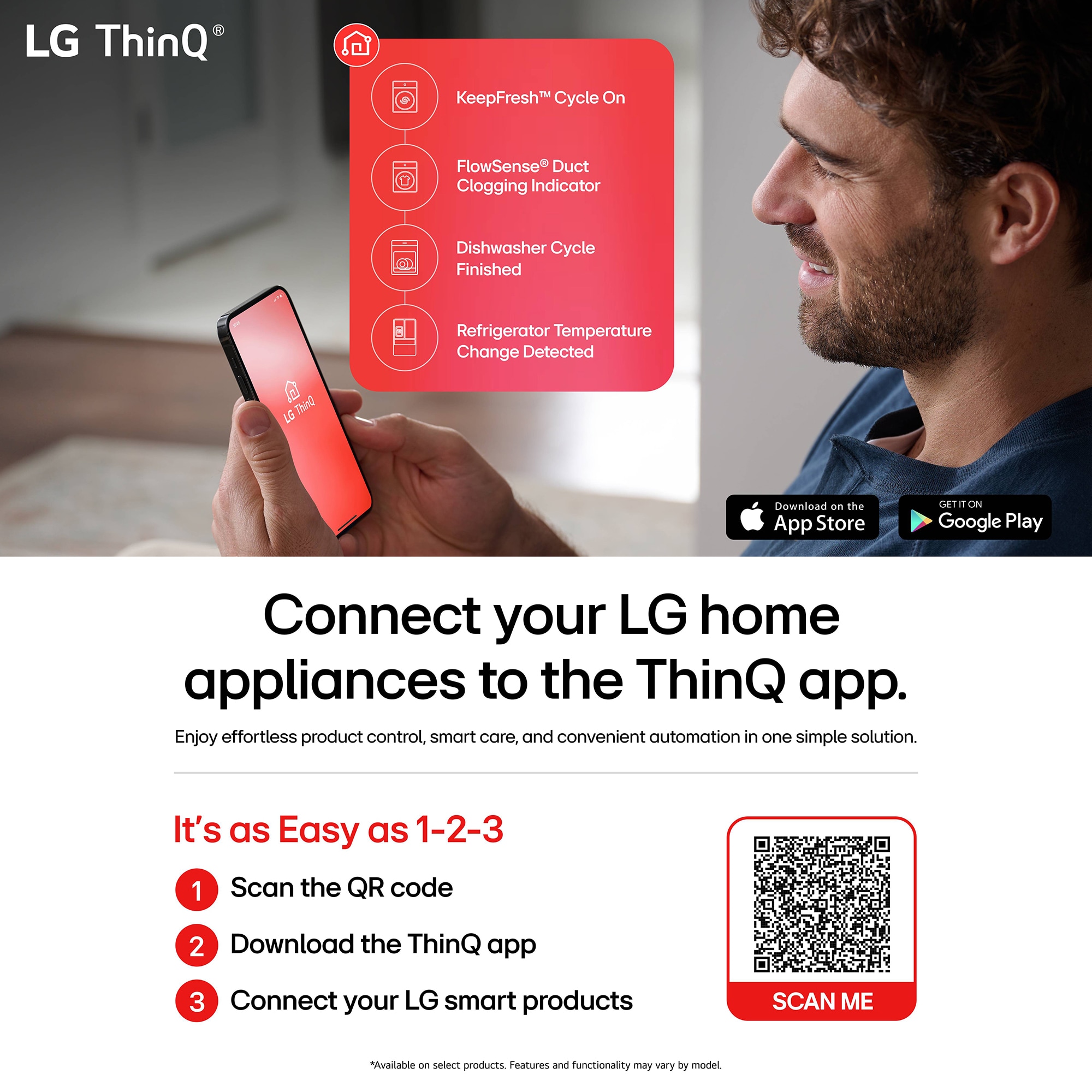 LG 24 in. Top Control Smart Dishwasher with 42 dBa Sound Level, 3rd-Rack, Dynamic Heat Dry & Pocket - PrintProof Stainless Steel, PrintProof Stainless Steel, hires