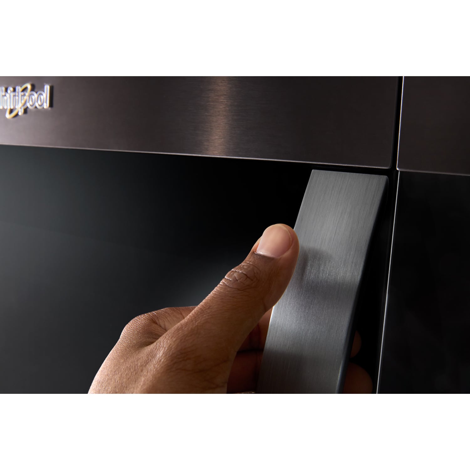 Whirlpool 30 in. 1.9 cu. ft. 1000W Over-the-Range Microwave with 300 CFM & Sensor Cooking - Black Stainless Steel, Black Stainless Steel, hires