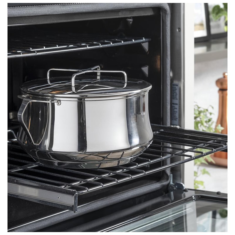 Cafe Professional Series 30 in. 5 cu. ft. Smart Electric Single Wall Oven with True European Convection - Matte White, Matte White, hires