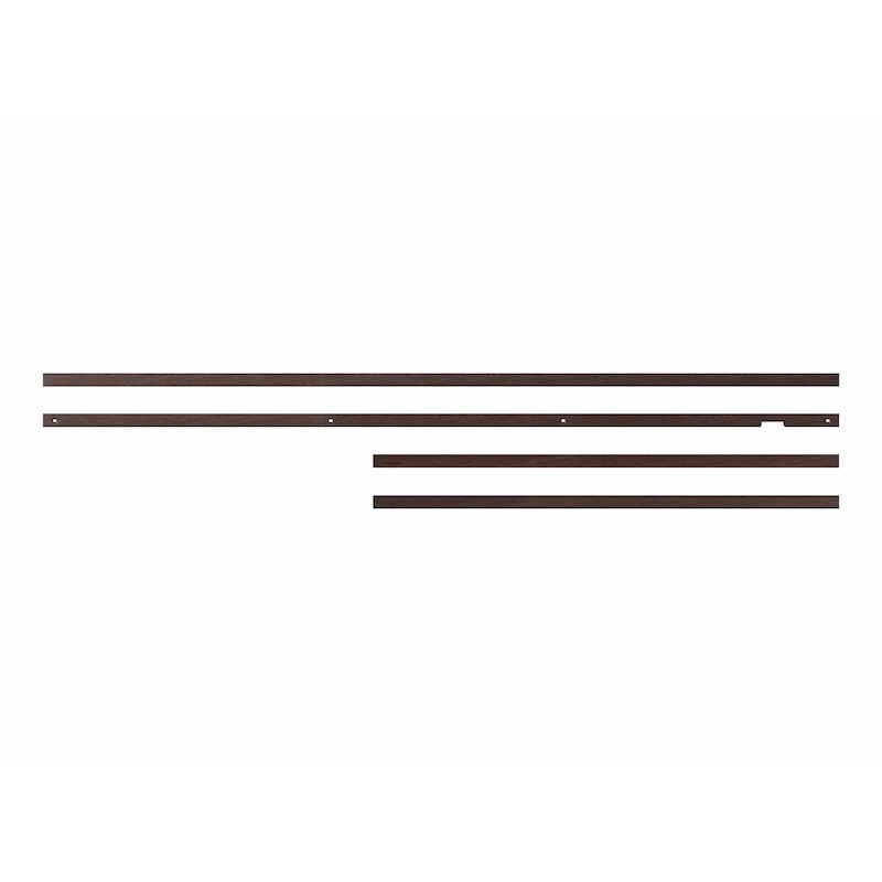 Samsung 43" The Frame Customizable Bezel Compatible with Samsung 2021-2025 The Frame TVs - Modern Brown, , hires