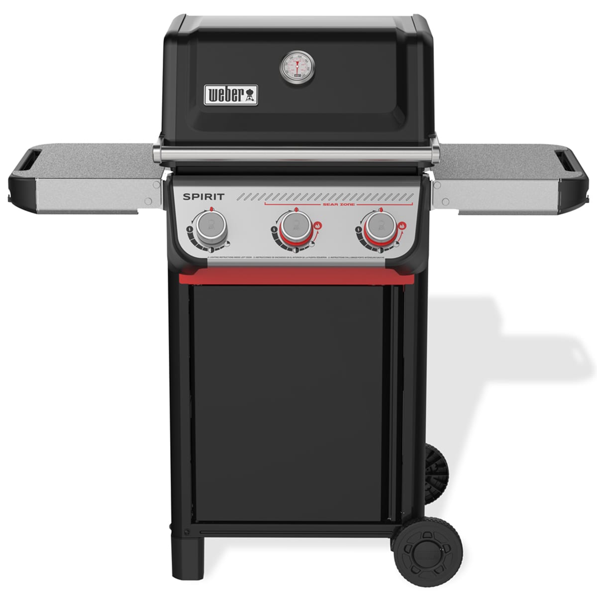 Weber Spirit E-325 3-Burner LP Gas Grill with Snap Jet Ignition System & Sear Burner - Black, , hires
