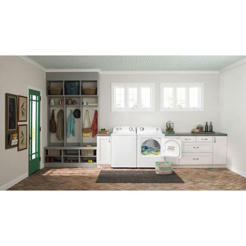 Amana 29 in. 6.5 cu. ft. Electric Dryer with Wrinkle Prevent Option - White, , hires