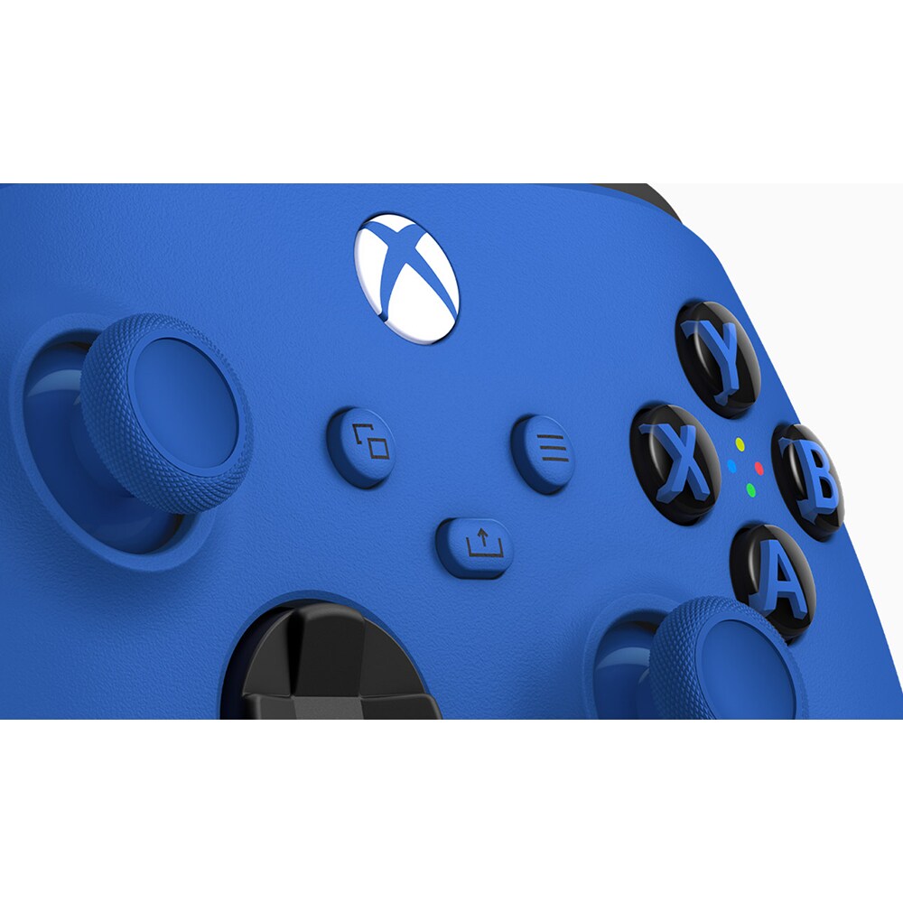 Xbox - Wireless Controller for Xbox Series X, Xbox Series S, and Xbox One - Shock Blue, Shock Blue, hires