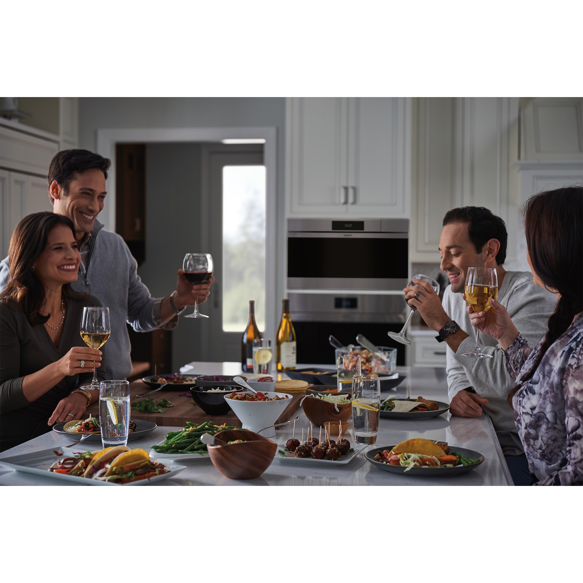 Wolf M Series 30 in. 2.4 cu. ft. Steam Electric Single Wall Oven with Dual Convection - Stainless Steel, , hires