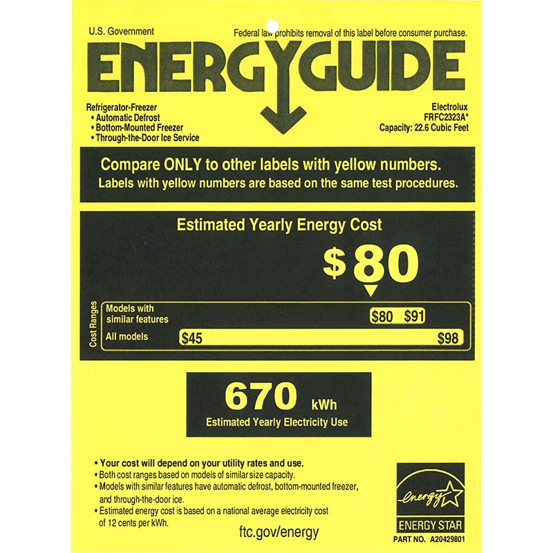 Frigidaire 36 in. 22.6 cu. ft. Counter Depth French Door Refrigerator with Ice & Water Dispenser - Stainless Steel, , hires