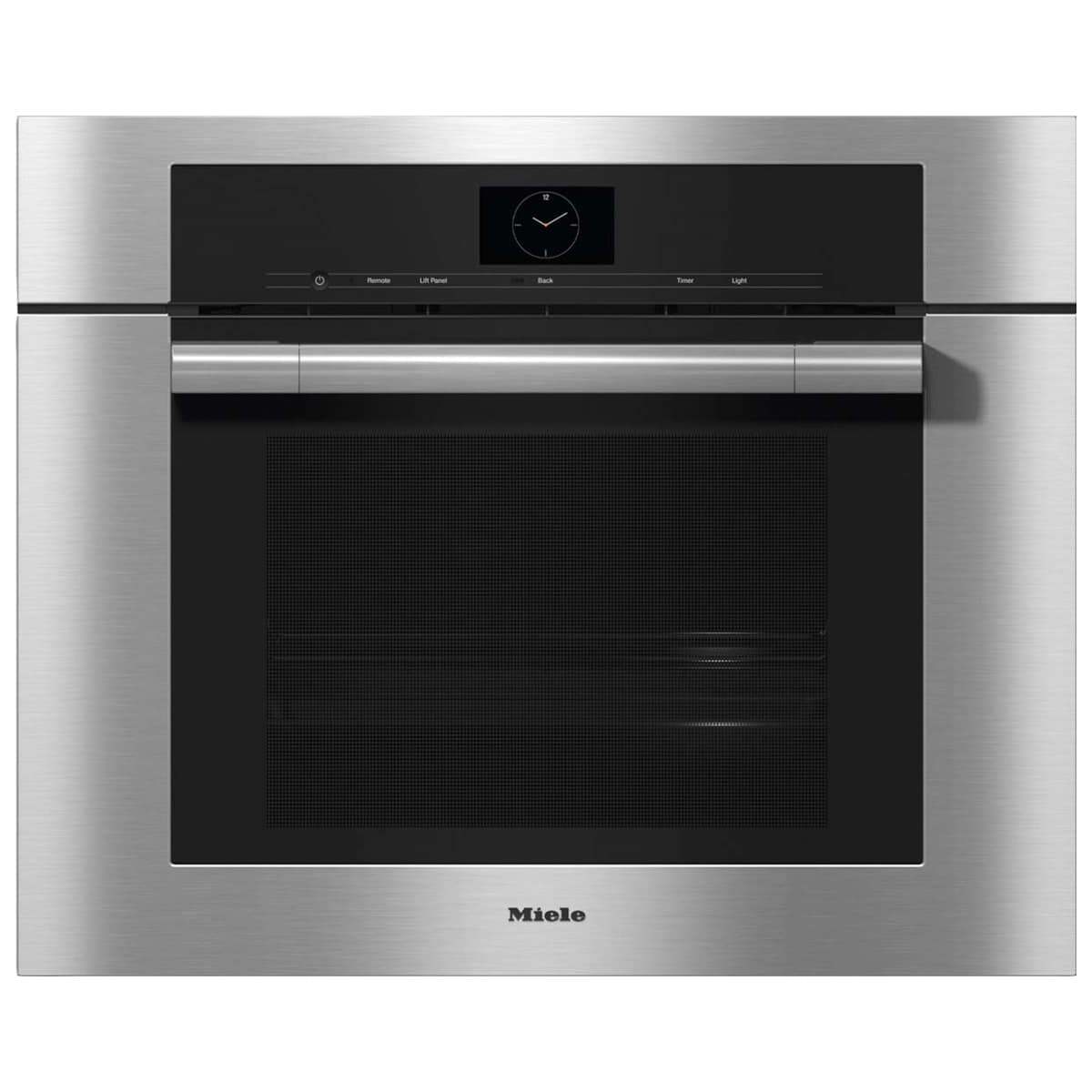 Miele ContourLine 30 in. 2.9 cu. ft. Smart Steam Electric Single Wall Oven with True European Convection - Clean Steel, , hires