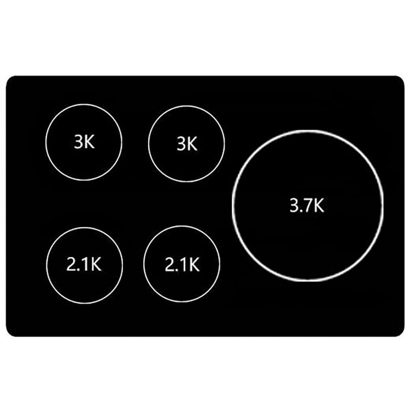 Wolf Transitional Series 36 in. 5Burner Induction Cooktop with Simmer