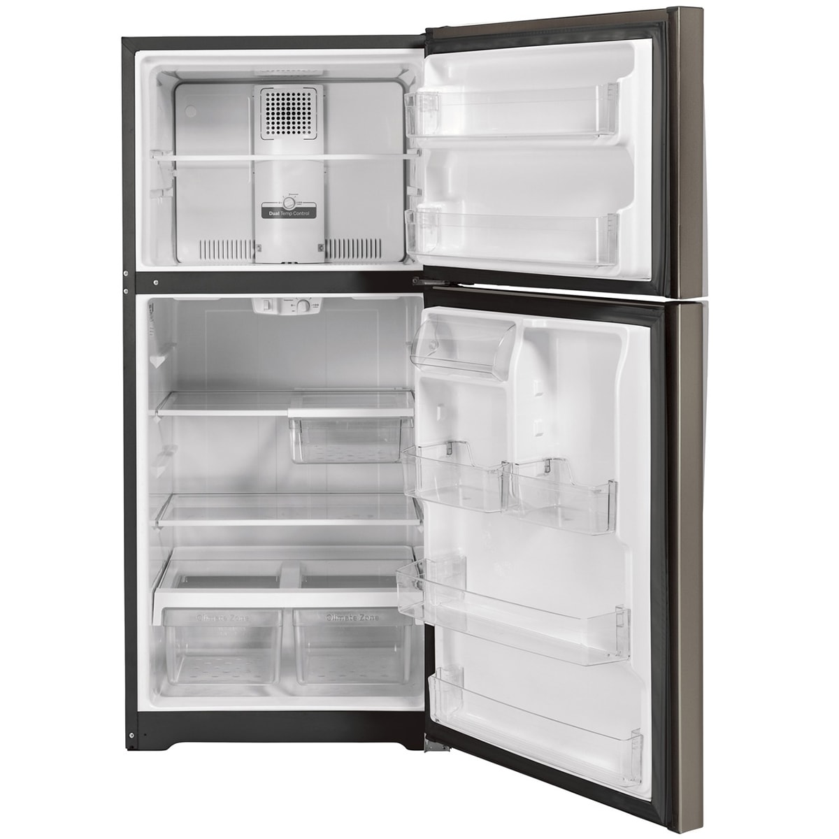 GE 30 in. 19.2 cu. ft. Garage Ready Top Freezer Refrigerator - Fingerprint Resistant Slate, Slate, hires