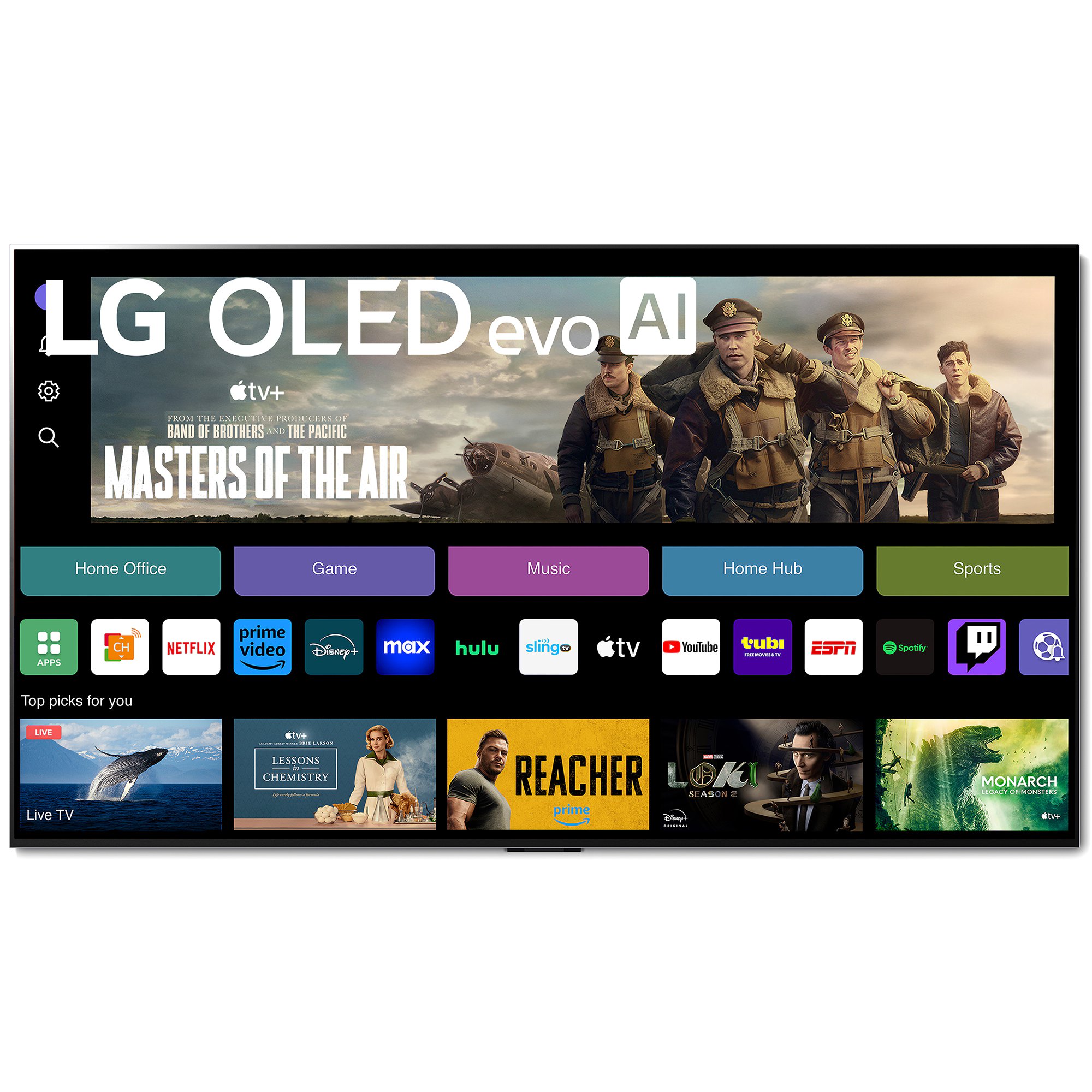 LG - 83" Class G4 Series OLED evo 4K UHD Smart webOS TV, , hires