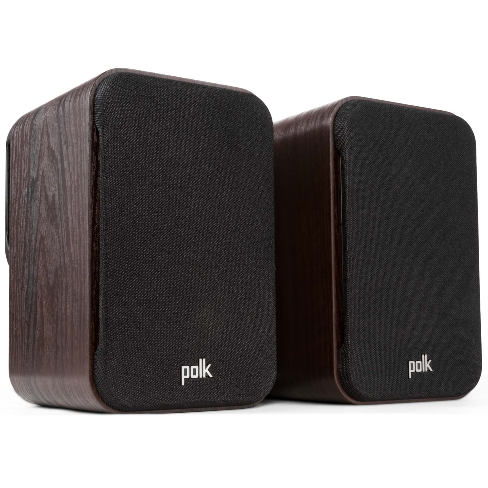 Polk Signature Elite ES10 High Quality Wall-Mountable Satellite Surround Speakers (Pair) - Brown, Brown, hires