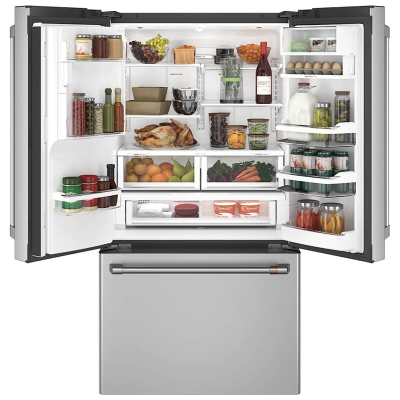Cafe 36" 22.1 Cu. Ft. French Door Refrigerator with built in Keurig Coffee Maker Stainless