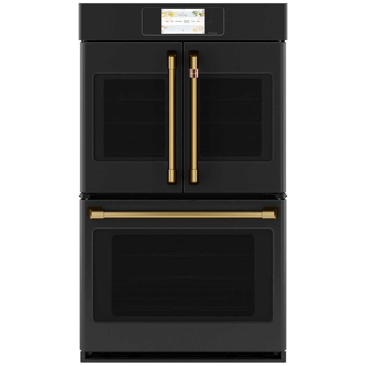 Cafe Handle Kit for Wall Ovens Brushed Brass P.C. Richard & Son