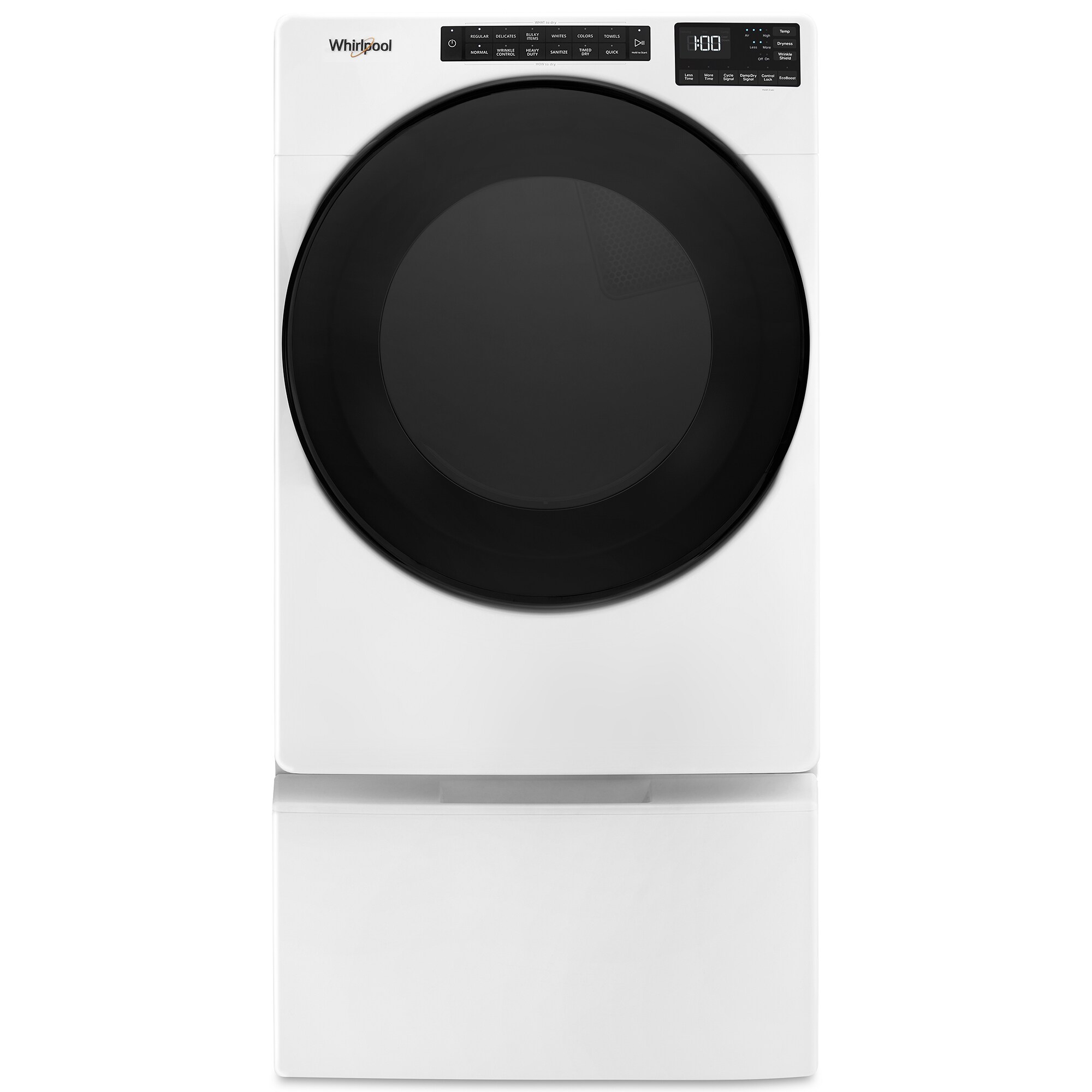 Whirlpool 27 in. 7.4 cu. ft. Stackable Electric Dryer with 36 Dryer