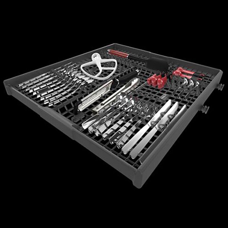 KitchenAid 24 in. Front Control Dishwasher with 39 dBa Sound Level, 3rd-Rack & Pocket - Stainless Steel with PrintShield Finish, Stainless Steel with PrintShield Finish, hires