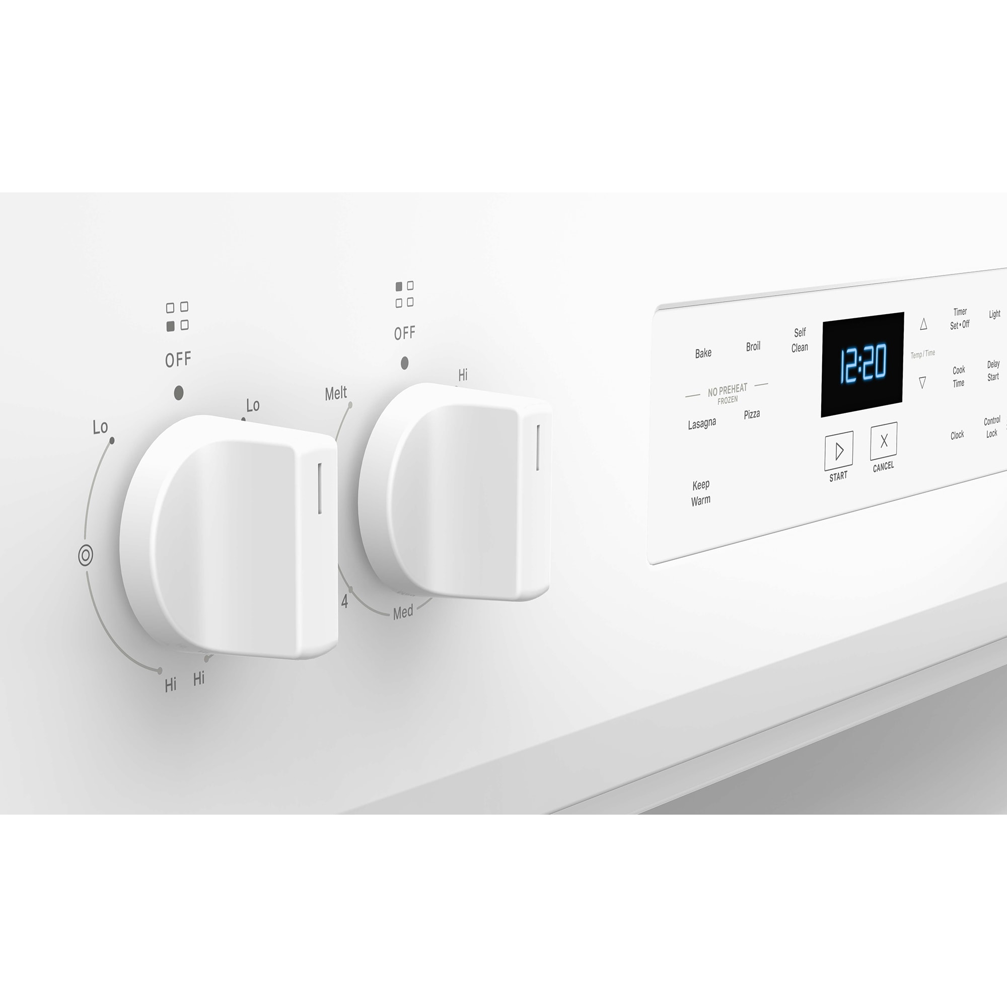 Whirlpool 30 in. 5.3 cu. ft. Electric Range with Radiant Burners - White, White, hires