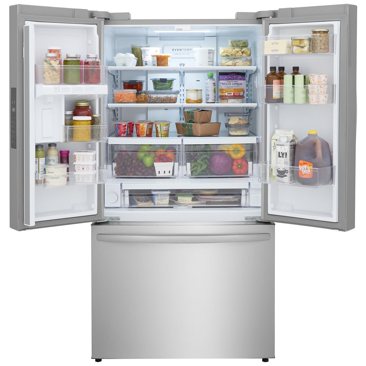 Frigidaire 36 in. 28.8 cu. ft. French Door Refrigerator with Internal Water Dispenser - Stainless Steel, , hires