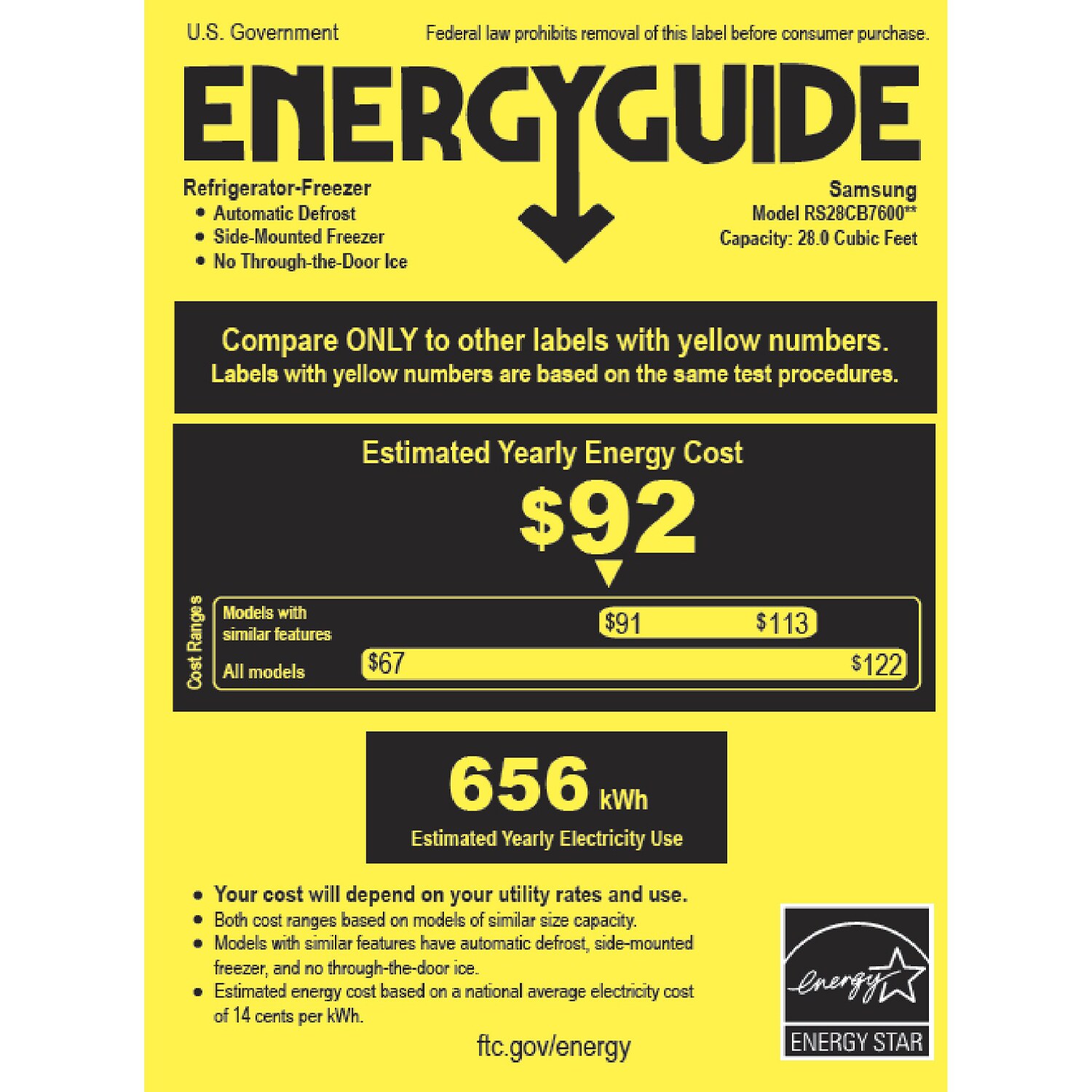 Samsung Bespoke 36 in. 28.0 cu. ft. Smart Side-by-Side Refrigerator with Internal Water Dispenser - White Glass, White Glass, hires