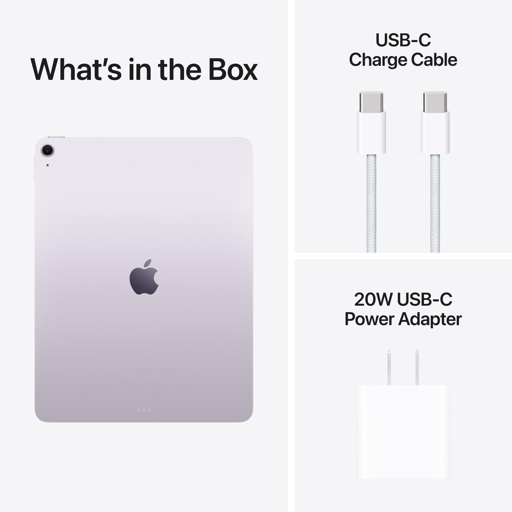 Apple - 13-inch iPad Air M3 chip Built for Apple Intelligence Wi-Fi 128GB - Purple, Purple, hires