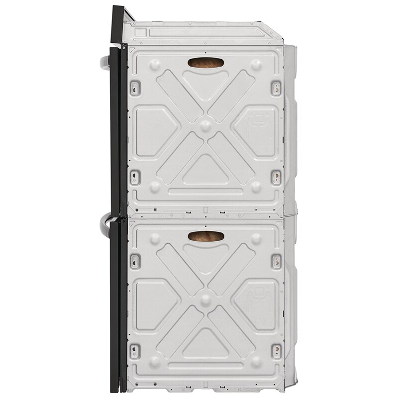 Frigidaire 30 in. 10.6 cu. ft. Top Control Electric Double Wall Oven with Standard Convection - Black, Black, hires