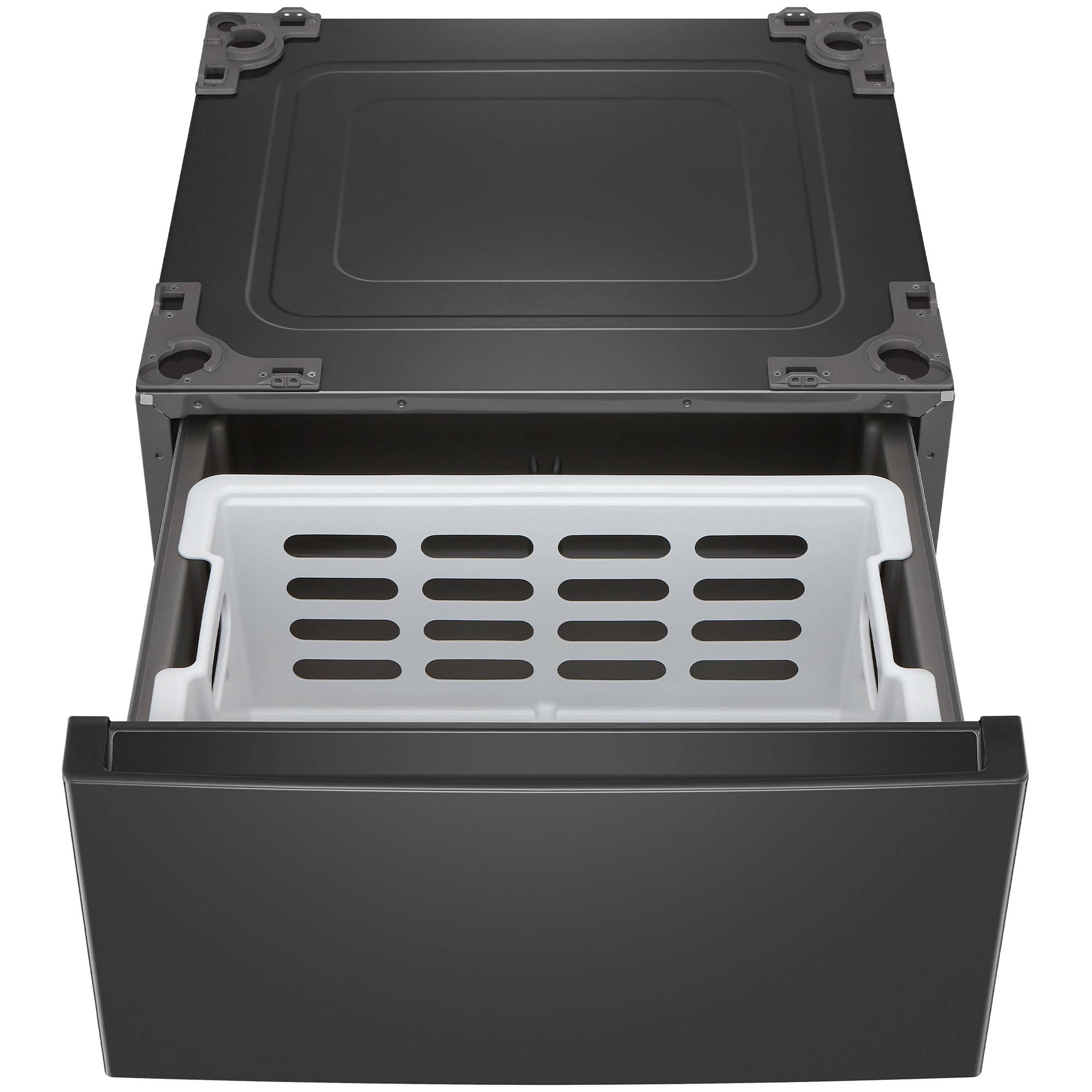 LG Laundry Pedestal Storage Drawer for 27 in. Front Load Washers & Dryers with Basket - Middle Black, , hires