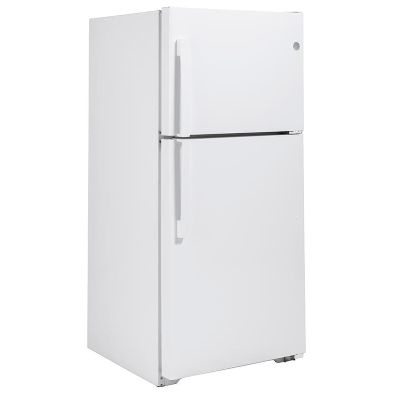 GE 33 in. 21.9 cu. ft. Garage Ready Top Freezer Refrigerator - White, White, hires