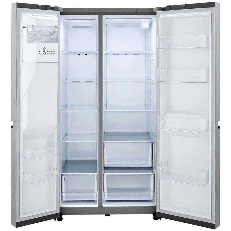 LG 36 in. 23.0 cu. ft. Counter Depth Side by Side Refrigerator with Ice & Water Dispenser - PrintProof Stainless Steel, , hires