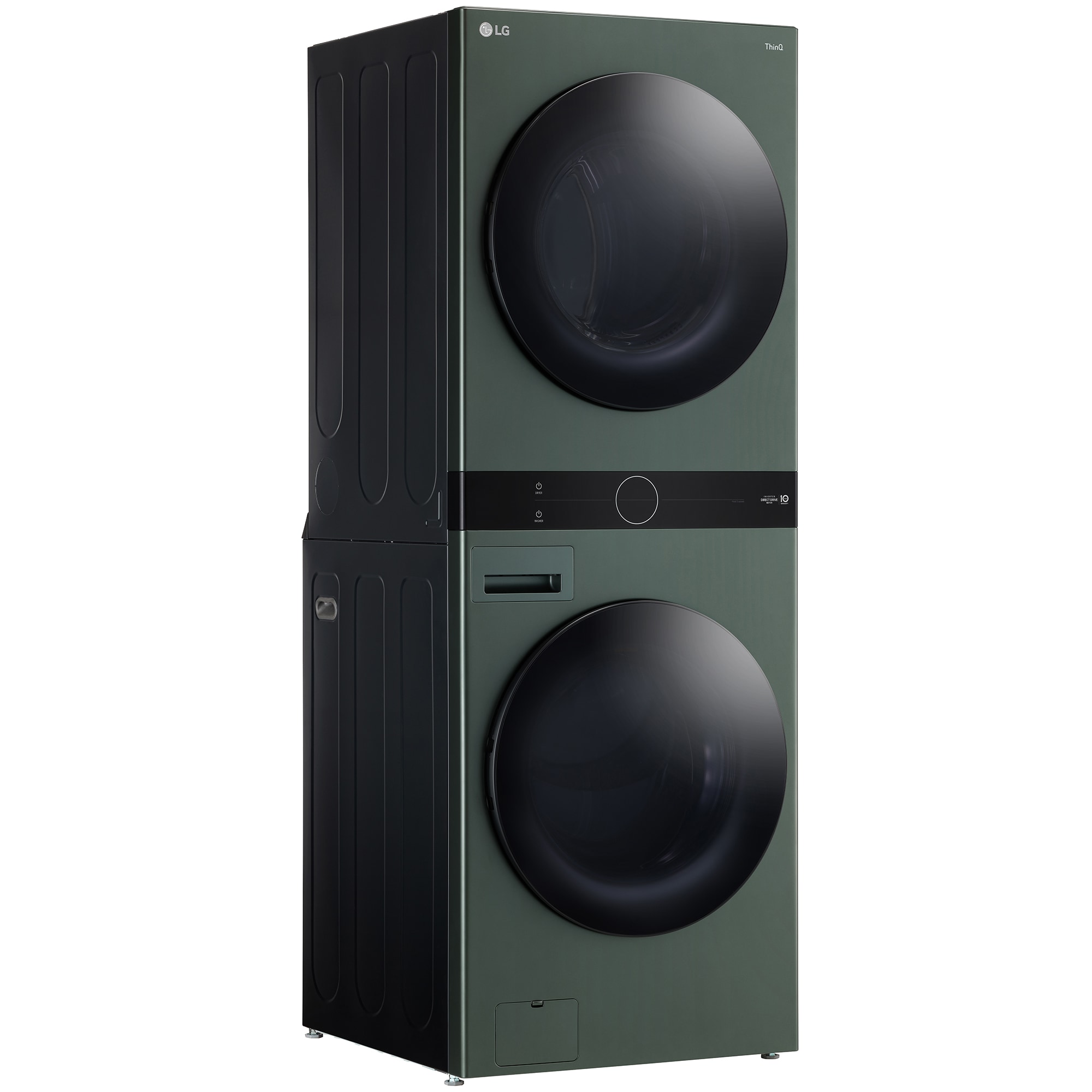 LG 27 in. WashTower with 4.5 cu. ft. Washer with 6 Wash Programs & 7.4 cu. ft. Electric Dryer with 6 Dryer Programs, Sensor Dry & Wrinkle Care - Nature Green, Nature Green, hires