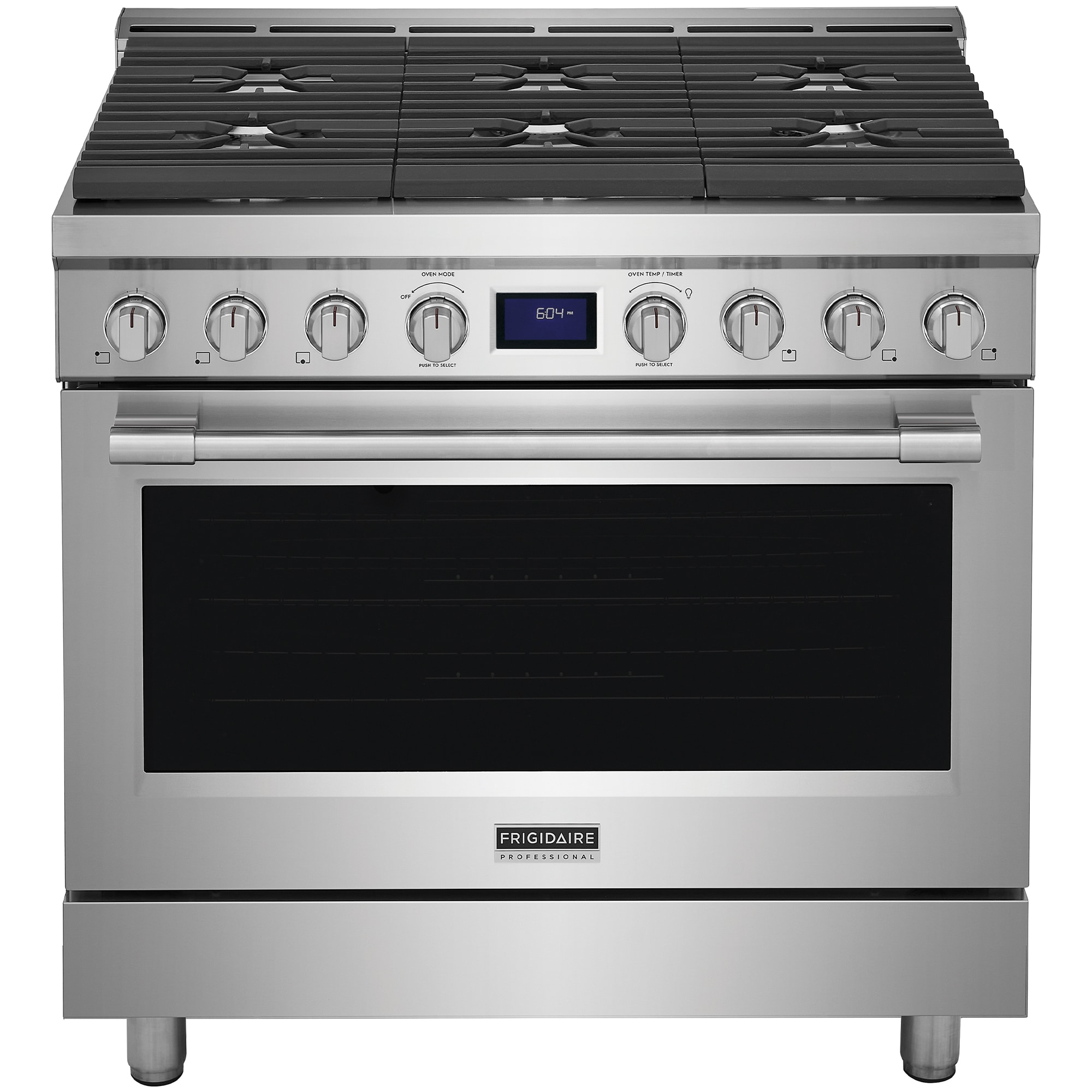 Frigidaire Professional 36 in. 4.4 cu. ft. True European Convection Gas Range with 6 Sealed Burners - Stainless Steel, , hires